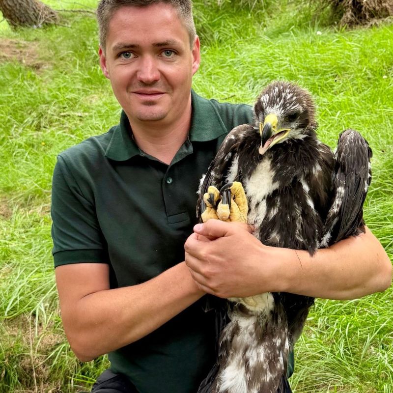 Gerald Lesacher, Nationalpark-Ranger und Wildtierhüter, begleitete und unterstützte das Projekt tatkräftig im Gelände.